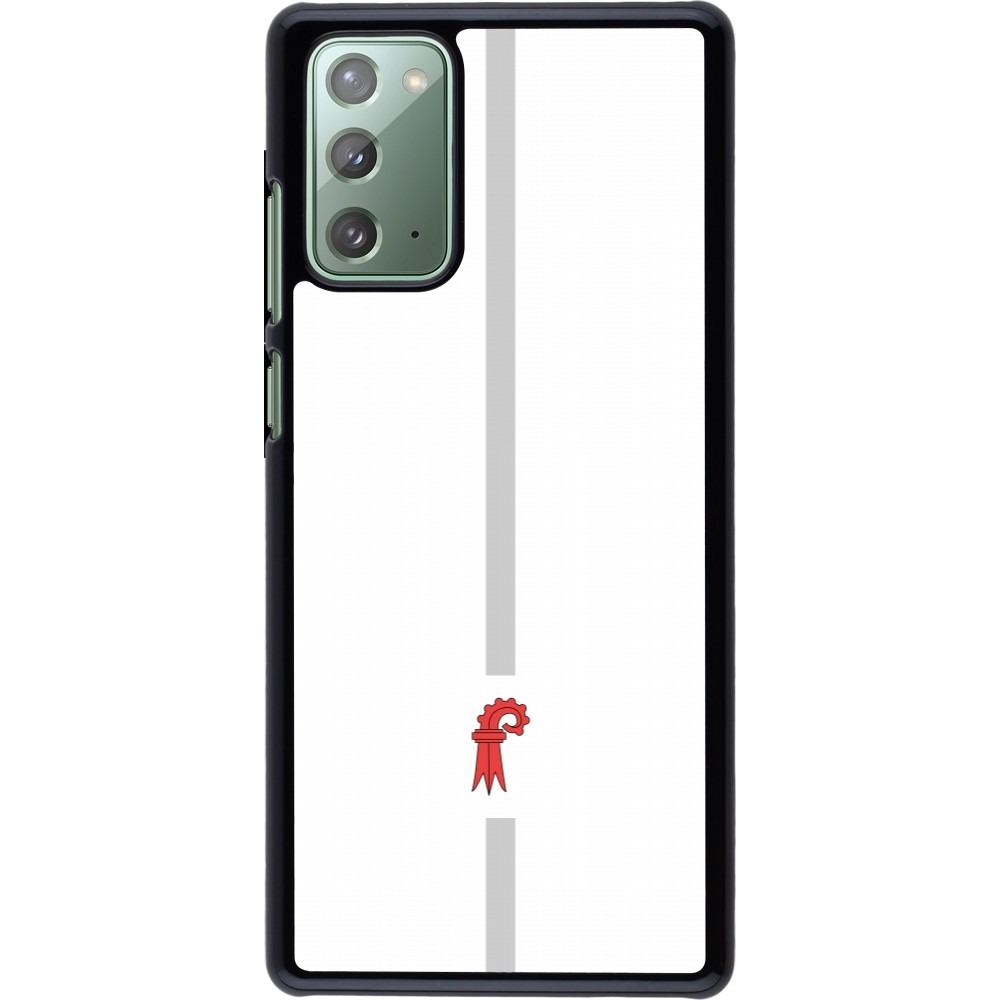 Samsung Galaxy Note 20 Case Hülle - Kanton BL weiss