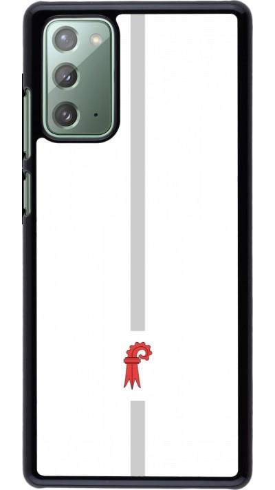 Samsung Galaxy Note 20 Case Hülle - Kanton BL weiss