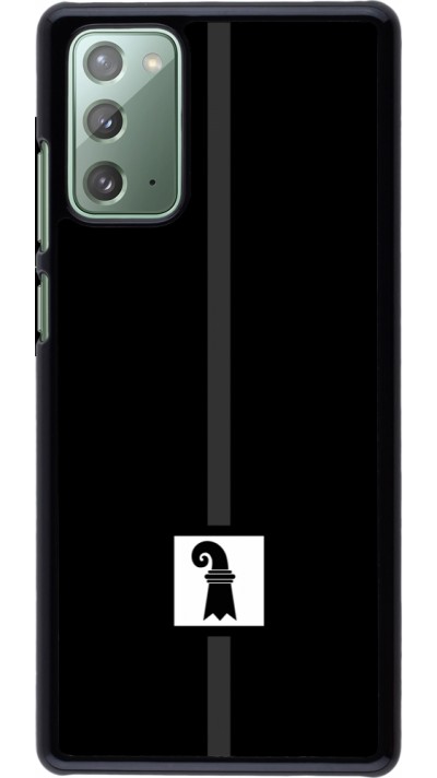 Samsung Galaxy Note 20 Case Hülle - Kanton BS schwarz