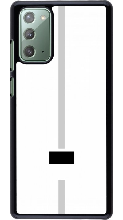 Samsung Galaxy Note 20 Case Hülle - Kanton FR weiss