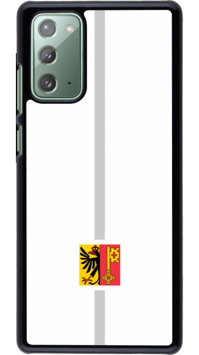 Samsung Galaxy Note 20 Case Hülle - Kanton GE weiss