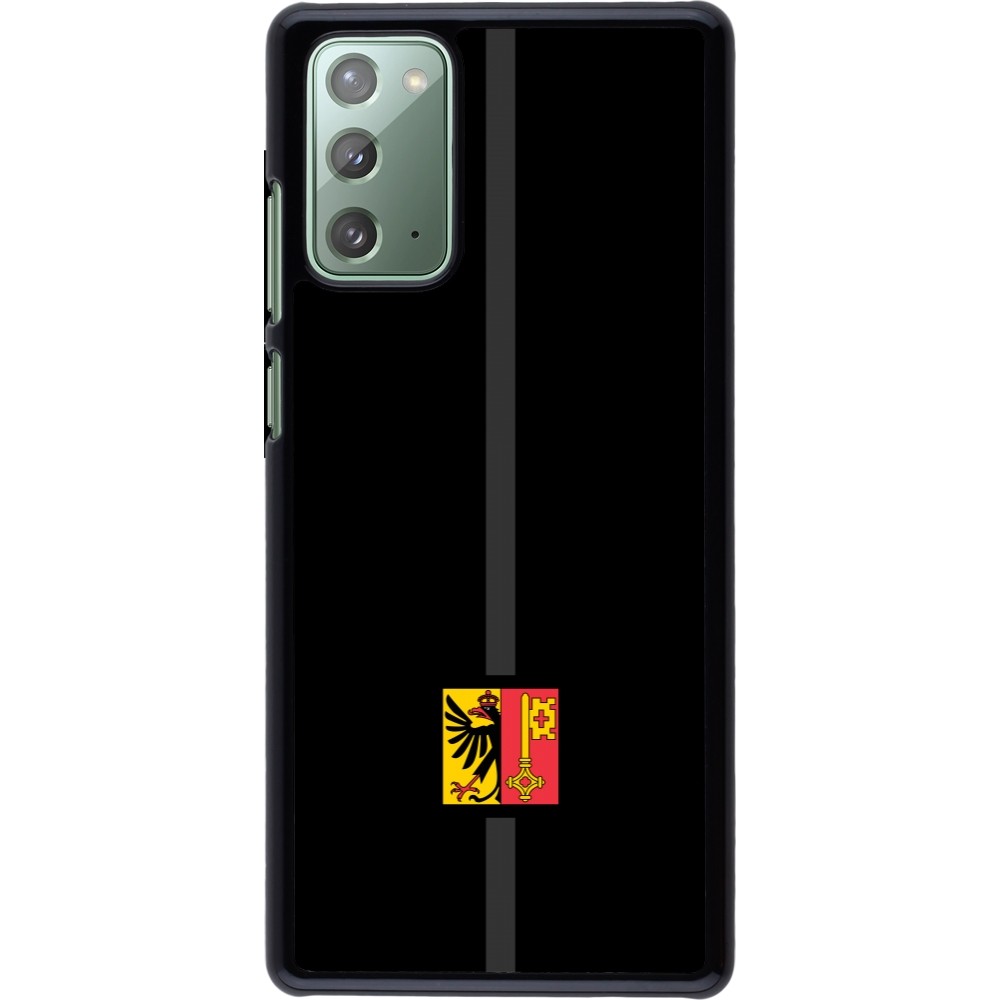 Samsung Galaxy Note 20 Case Hülle - Kanton GE schwarz