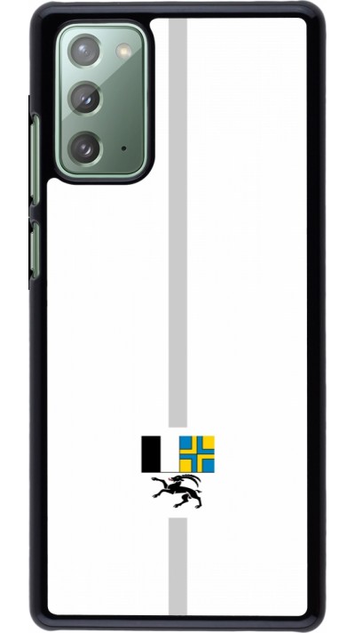 Samsung Galaxy Note 20 Case Hülle - Kanton GR weiss