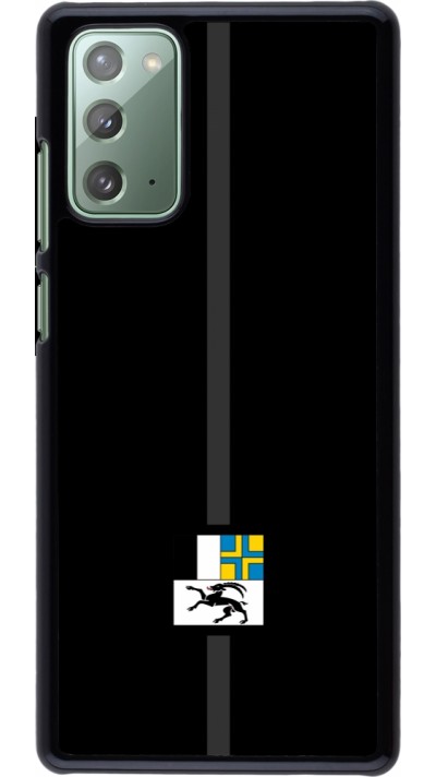 Samsung Galaxy Note 20 Case Hülle - Kanton GR schwarz