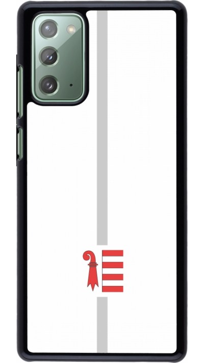Samsung Galaxy Note 20 Case Hülle - Kanton JU weiss