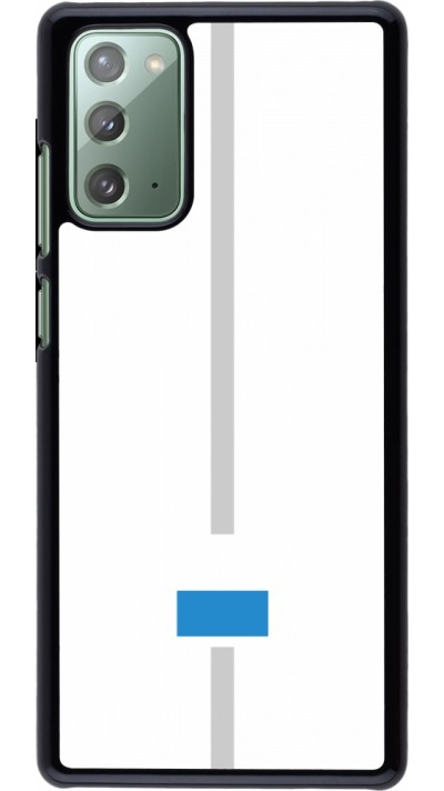 Samsung Galaxy Note 20 Case Hülle - Kanton LU weiss
