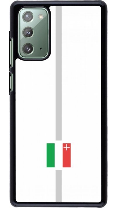 Samsung Galaxy Note 20 Case Hülle - Kanton NE weiss