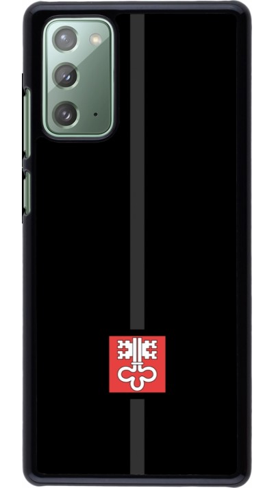 Samsung Galaxy Note 20 Case Hülle - Kanton NW schwarz