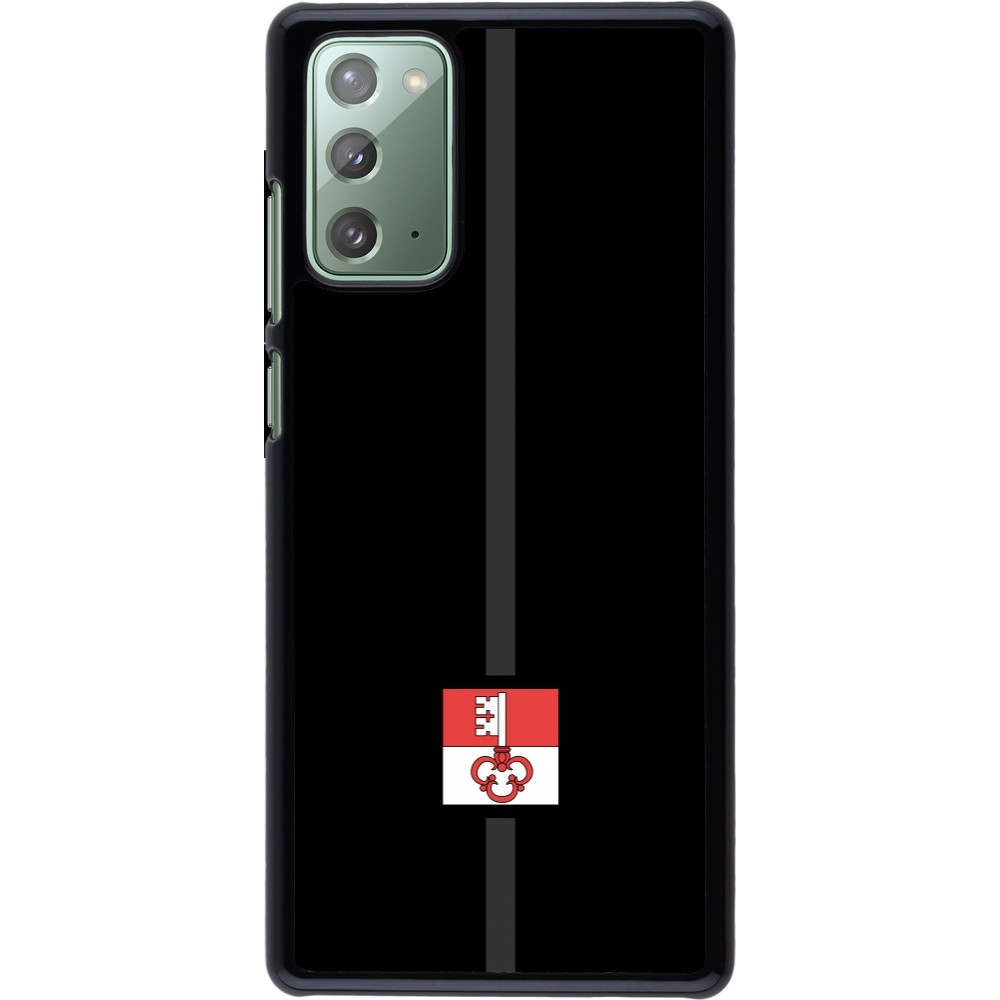 Samsung Galaxy Note 20 Case Hülle - Kanton OW schwarz