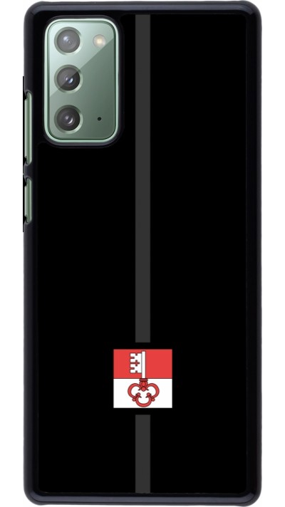 Samsung Galaxy Note 20 Case Hülle - Kanton OW schwarz