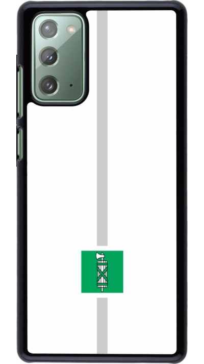 Samsung Galaxy Note 20 Case Hülle - Kanton SG weiss