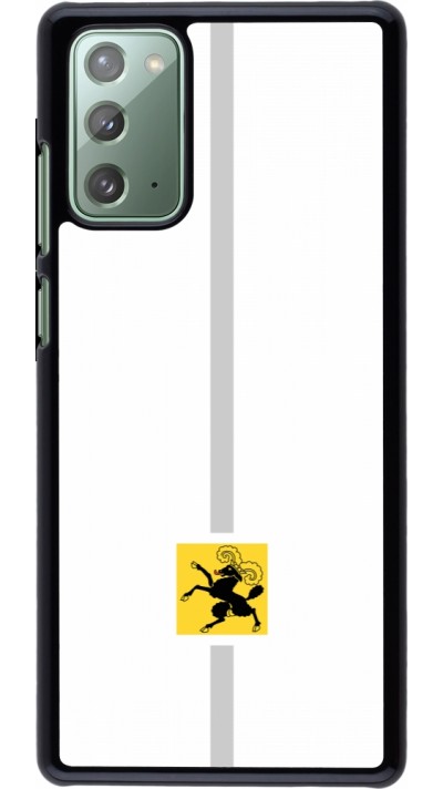 Samsung Galaxy Note 20 Case Hülle - Kanton SH weiss