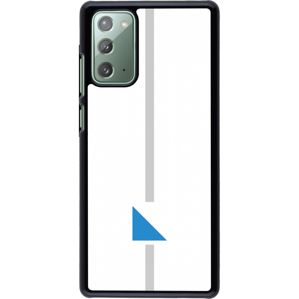 Samsung Galaxy Note 20 Case Hülle - Kanton ZH weiss