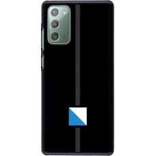Samsung Galaxy Note 20 Case Hülle - Kanton ZH schwarz