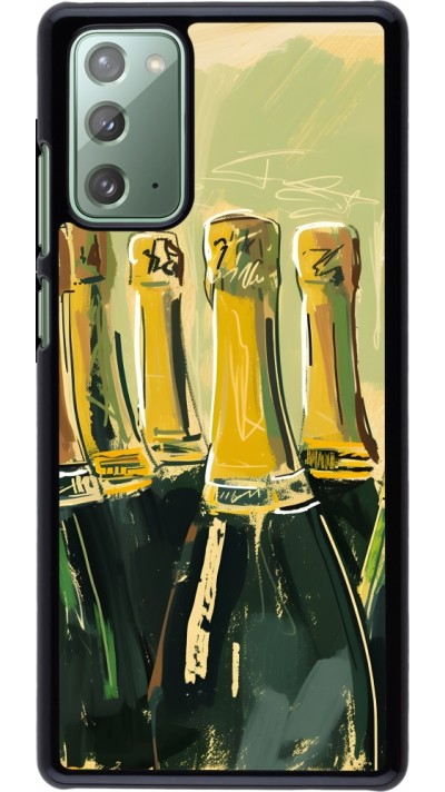 Samsung Galaxy Note 20 Case Hülle - Champagne Malerei