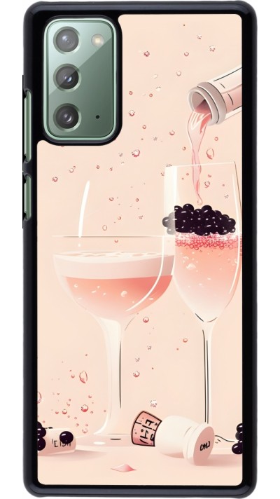 Coque Samsung Galaxy Note 20 - Champagne Pouring Pink