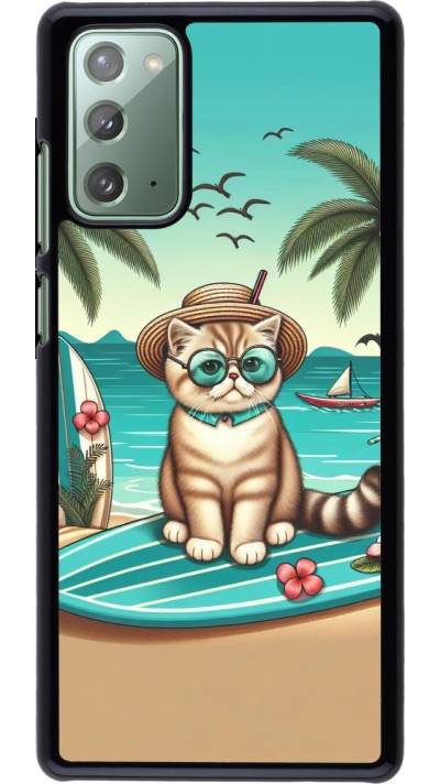 Coque Samsung Galaxy Note 20 - Chat Surf Style