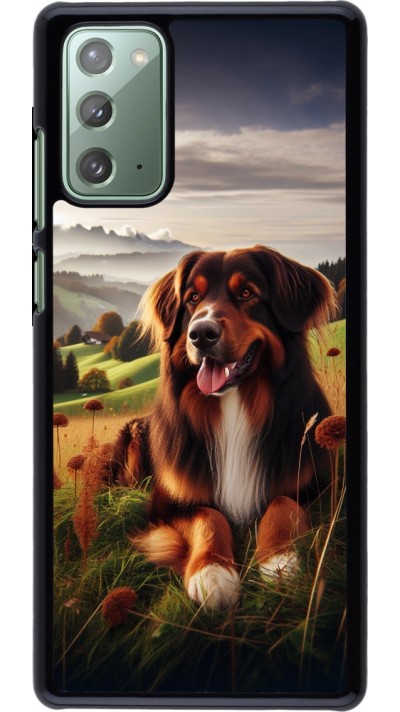 Coque Samsung Galaxy Note 20 - Chien Campagne Suisse