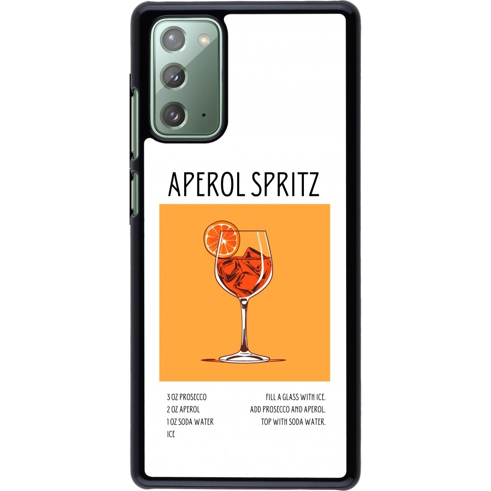 Coque Samsung Galaxy Note 20 - Cocktail recette Aperol Spritz