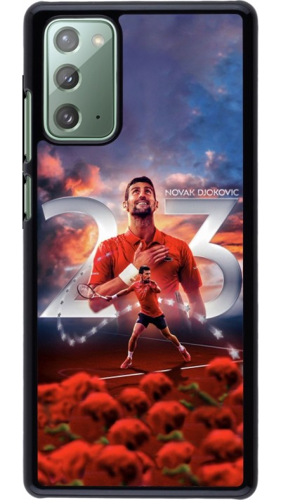 Samsung Galaxy Note 20 Case Hülle - Djokovic 23 Grand Slam