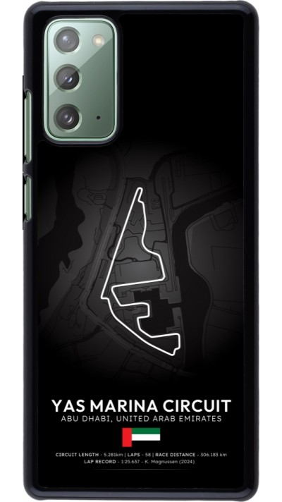 Coque Samsung Galaxy Note 20 - F1 Track 2025 Abu Dhabi