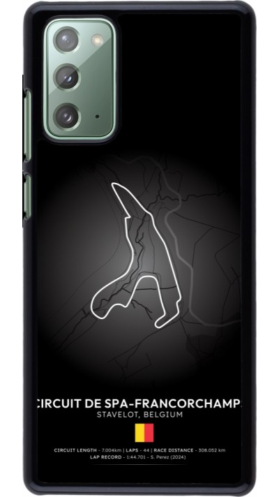 Coque Samsung Galaxy Note 20 - F1 Track 2025 Belgium