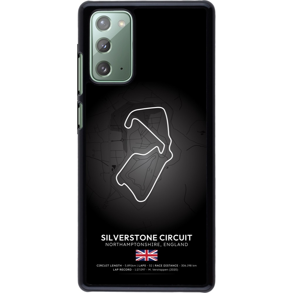 Coque Samsung Galaxy Note 20 - F1 Track 2025 Great Britan