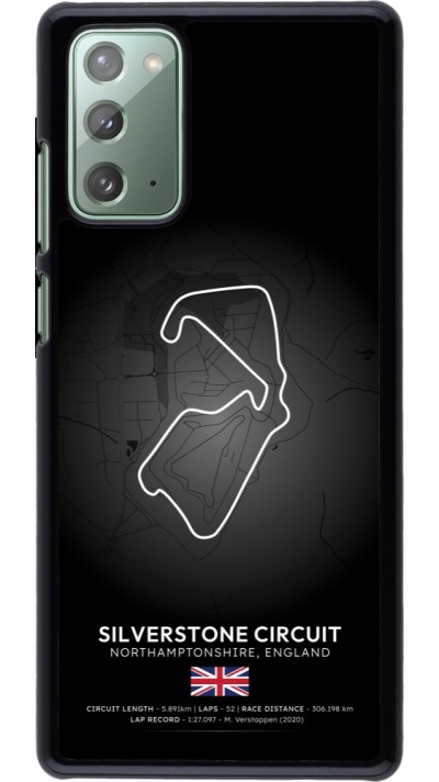 Coque Samsung Galaxy Note 20 - F1 Track 2025 Great Britan