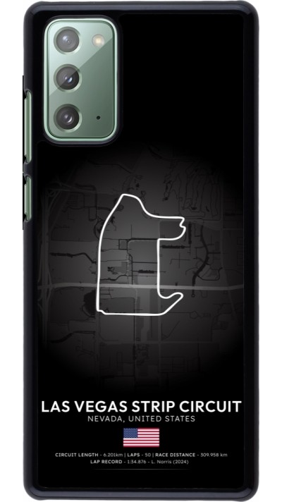 Coque Samsung Galaxy Note 20 - F1 Track 2025 Las Vegas