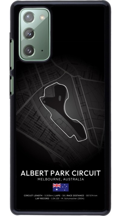 Coque Samsung Galaxy Note 20 - F1 Track 2025 Melbourne