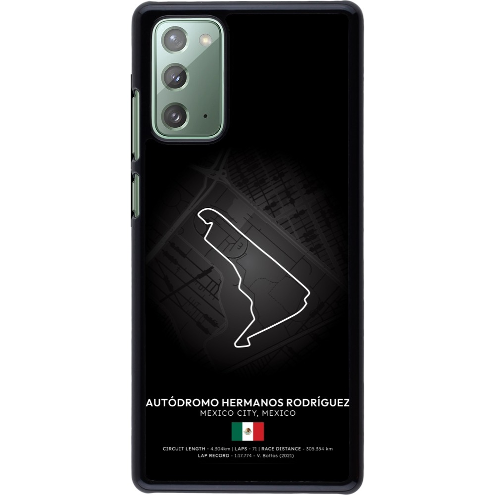 Coque Samsung Galaxy Note 20 - F1 Track 2025 Mexico