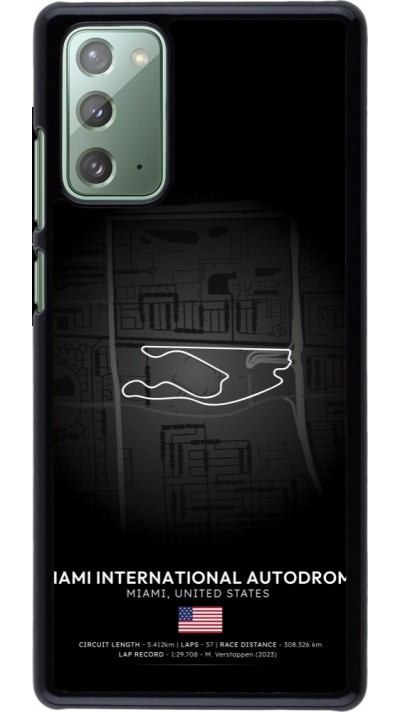 Coque Samsung Galaxy Note 20 - F1 Track 2025 Miami