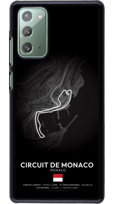 Coque Samsung Galaxy Note 20 - F1 Track 2025 Monaco