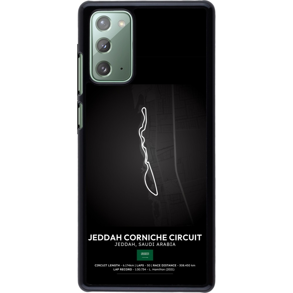 Coque Samsung Galaxy Note 20 - F1 Track 2025 Saudi Arabia