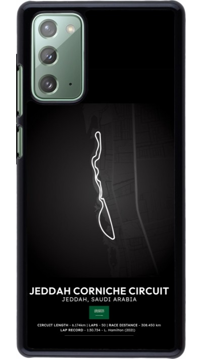 Coque Samsung Galaxy Note 20 - F1 Track 2025 Saudi Arabia