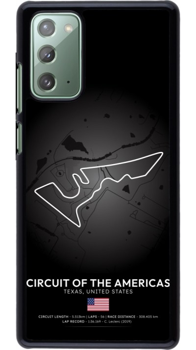 Coque Samsung Galaxy Note 20 - F1 Track 2025 United States