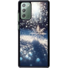 Samsung Galaxy Note 20 Case Hülle - Schneeflocke Solar Glanz