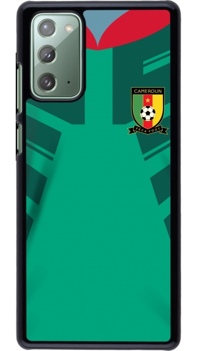 Samsung Galaxy Note 20 Case Hülle - Kamerun 2022 personalisierbares Fussballtrikot