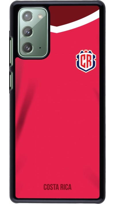 Samsung Galaxy Note 20 Case Hülle - Costa Rica 2022 personalisierbares Fussballtrikot