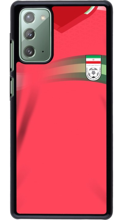 Coque Samsung Galaxy Note 20 - Maillot de football Iran 2022 personnalisable
