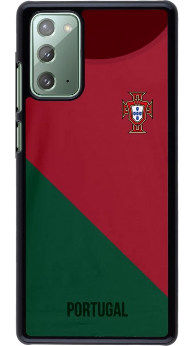 Coque Samsung Galaxy Note 20 - Maillot de football Portugal 2022