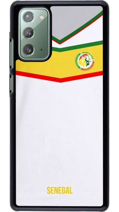 Coque Samsung Galaxy Note 20 - Maillot de football Senegal 2022 personnalisable