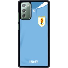Samsung Galaxy Note 20 Case Hülle - Uruguay 2022 personalisierbares Fussballtrikot