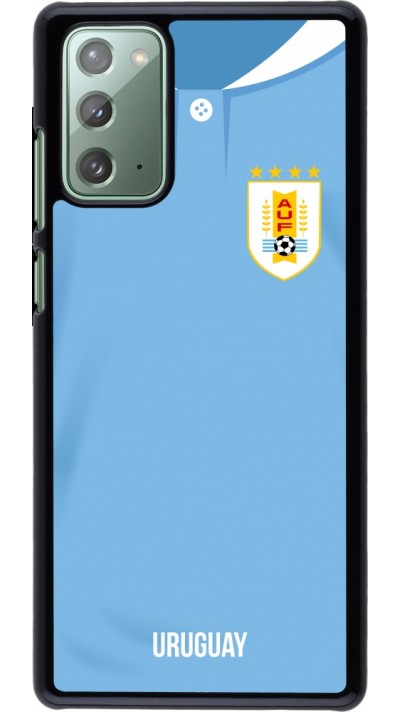 Coque Samsung Galaxy Note 20 - Maillot de football Uruguay 2022 personnalisable