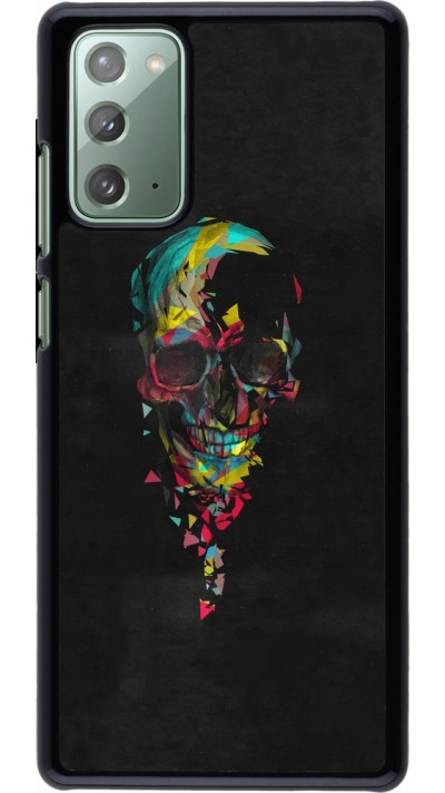 Samsung Galaxy Note 20 Case Hülle - Halloween 22 colored skull