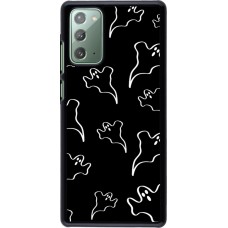 Samsung Galaxy Note 20 Case Hülle - Halloween 2024 black and white ghosts