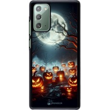 Samsung Galaxy Note 20 Case Hülle - Halloween 2024 Viele Kuerbisse