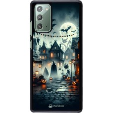 Samsung Galaxy Note 20 Case Hülle - Halloween Spukstadt