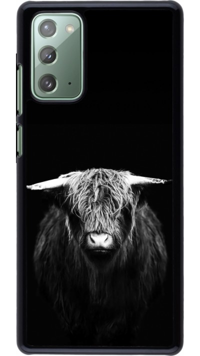 Coque Samsung Galaxy Note 20 - Highland calf black