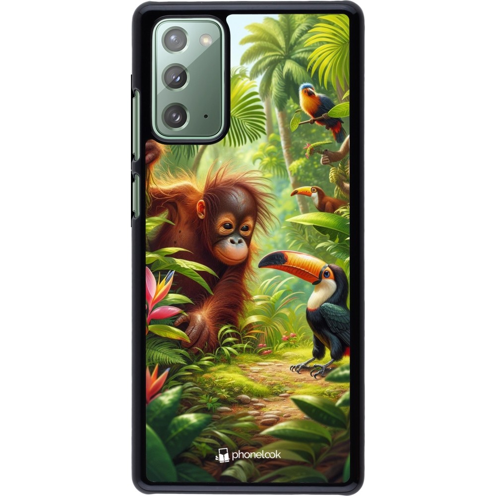 Samsung Galaxy Note 20 Case Hülle - Tropischer Dschungel Tayrona